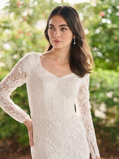 28219 Modest Wedding Dress Ivory size 12 28219 Modest Wedding Dress Ivory size 12