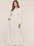 Kaylee Temple Dress in White