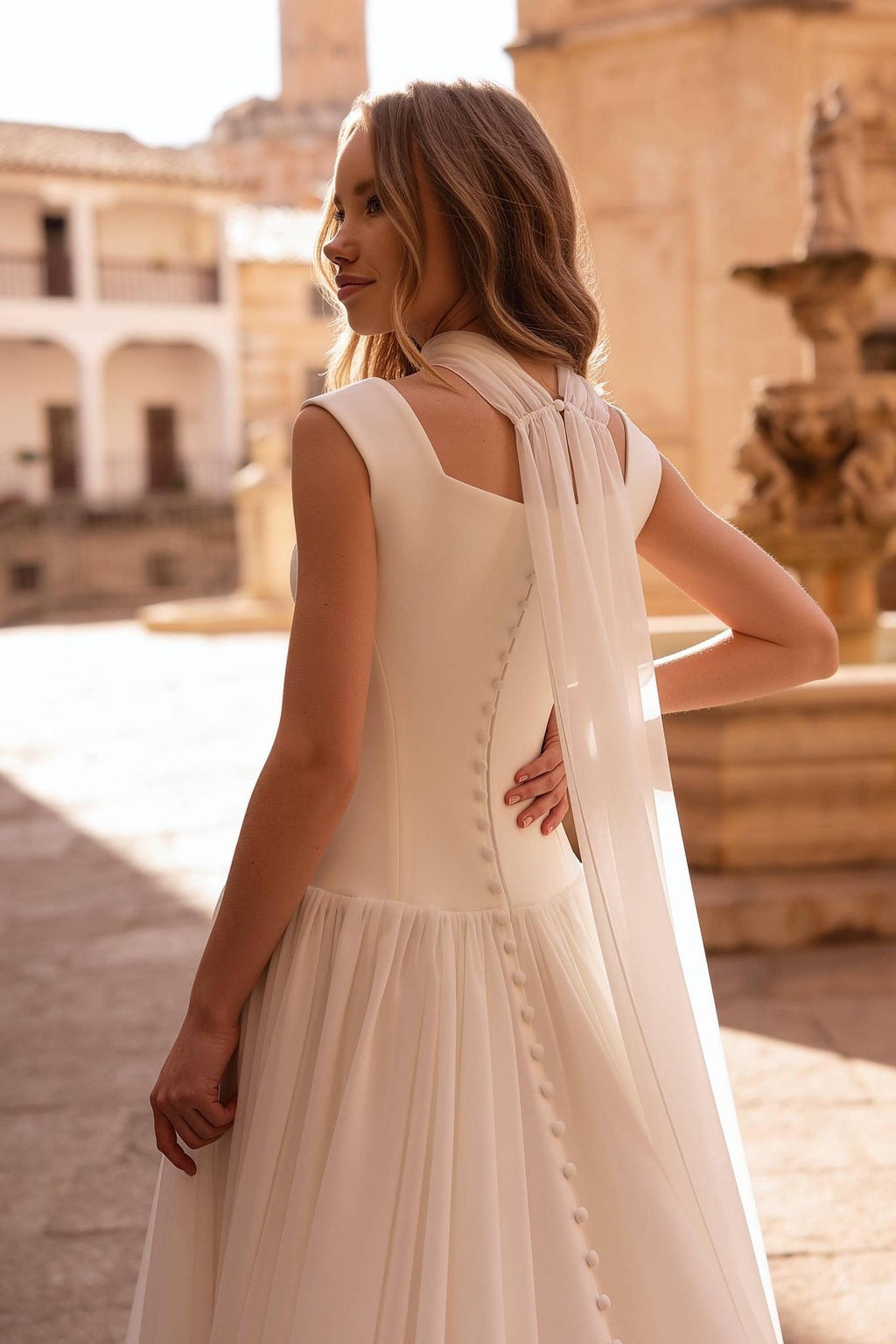 8442 Modest Wedding Dress