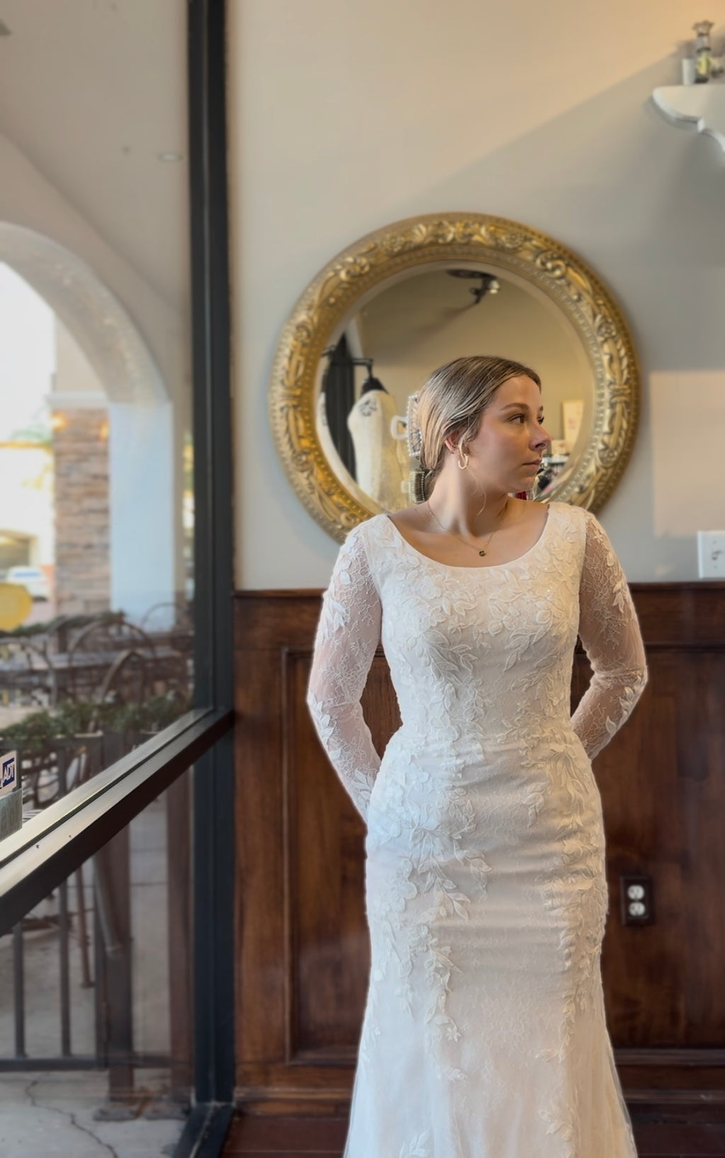 T2492Z Modest Wedding Dress
