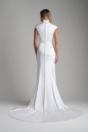 M755 Modest Wedding Dress