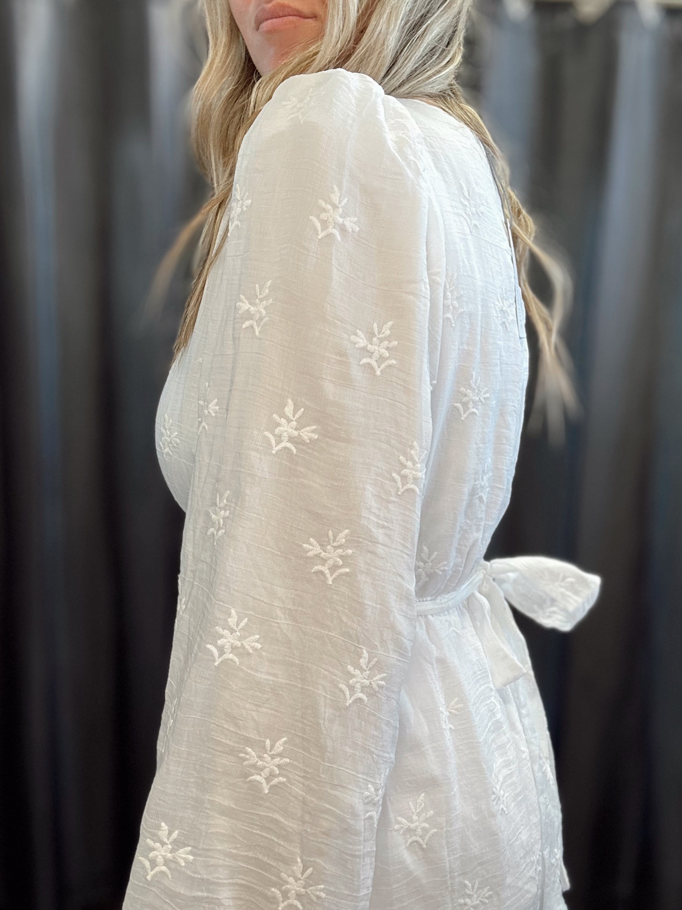 Belle Embroidered Temple Dress