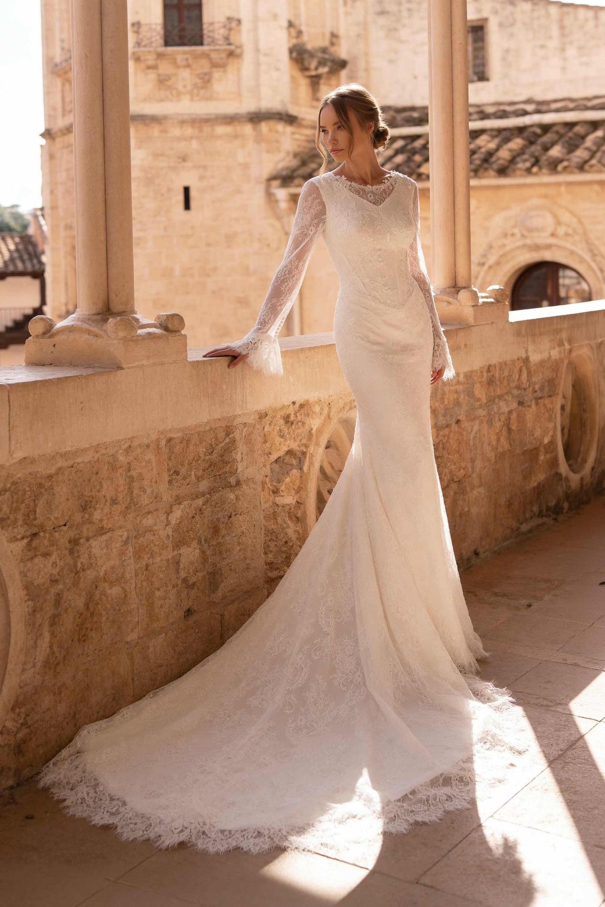 8437 Modest Wedding Dress