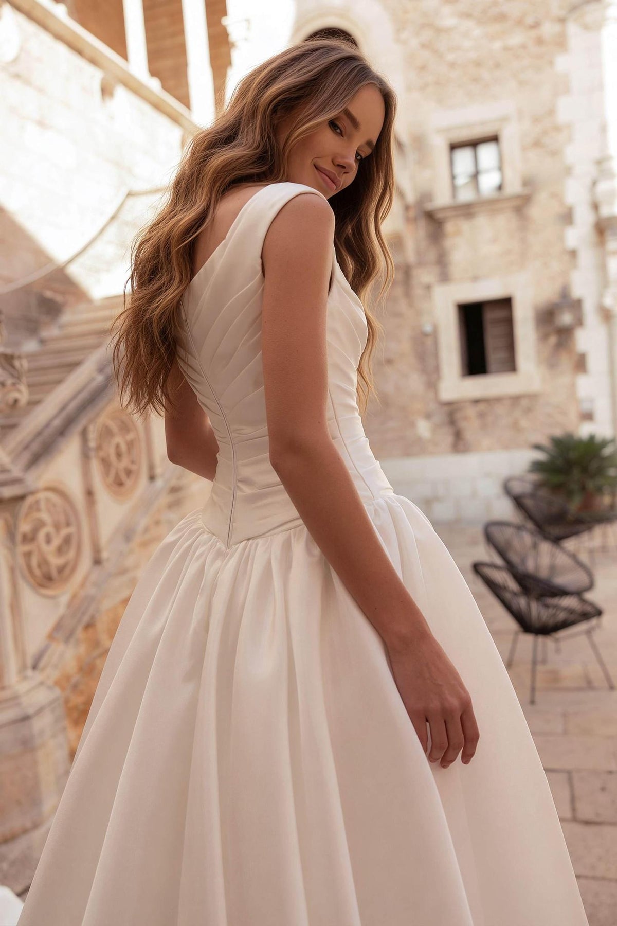 8430 Modest Wedding Dress