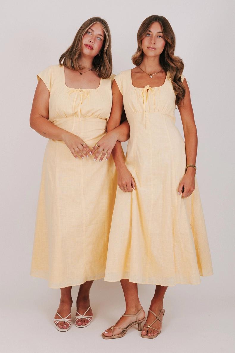 Dolly Exclusive Midi in Light Mustard
