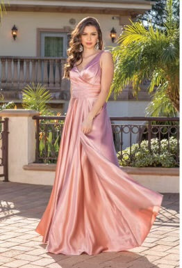 Skylar Modest Maxi in Rose Gold