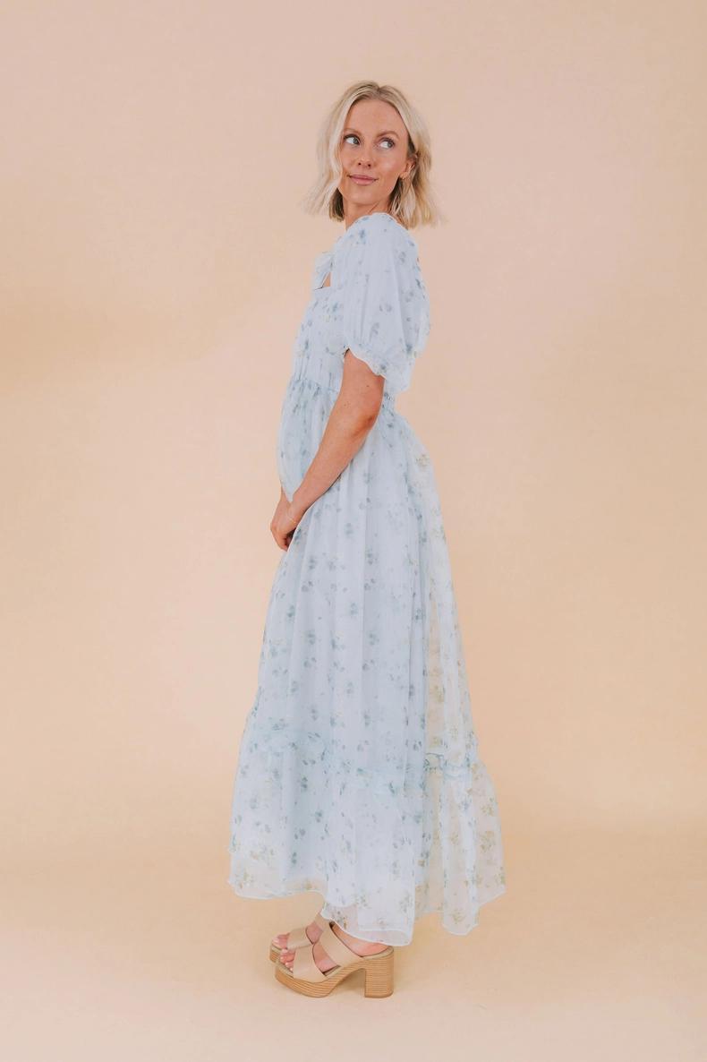 Hadley Modest Maxi in Cloud Blue Medium