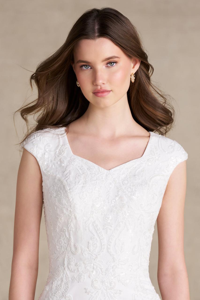 M806 Modest Wedding Dress