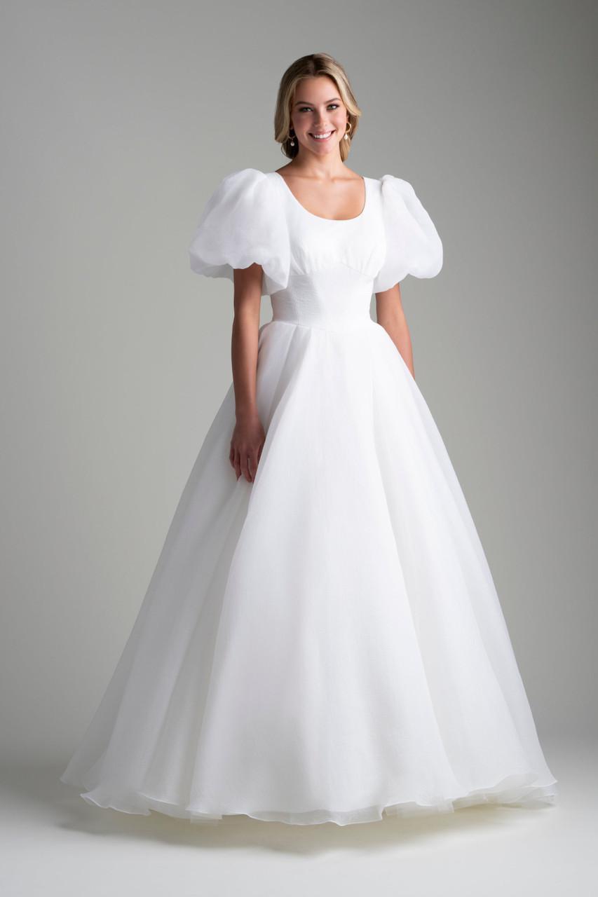 M753 Modest Wedding Dress