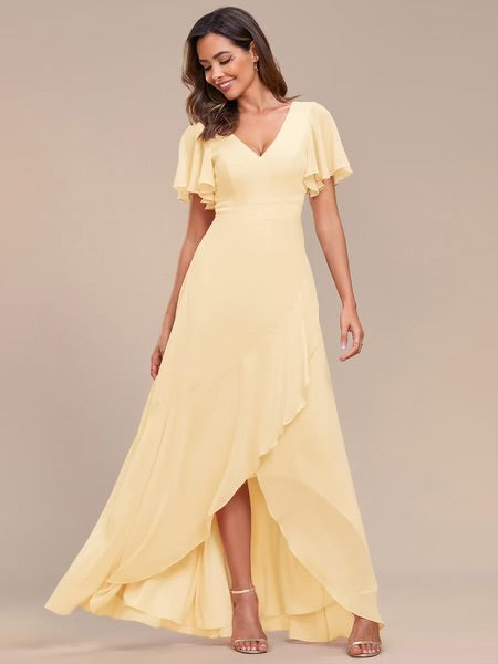 Dixie Modest Maxi in Yellow A Closet Full of Dresses Dixie Modest Maxi in Yellow A Closet Full of Dresses