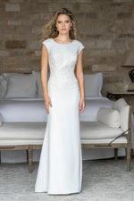 M738 Modest Wedding Dress