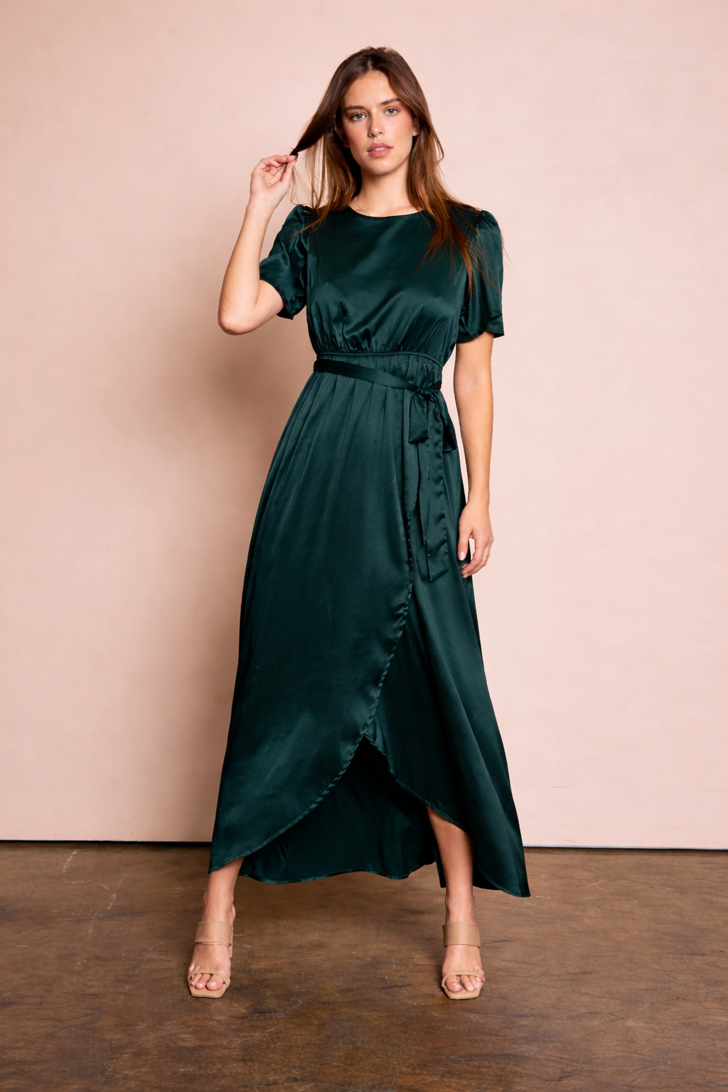Bailey Modest Maxi in Hunter Green