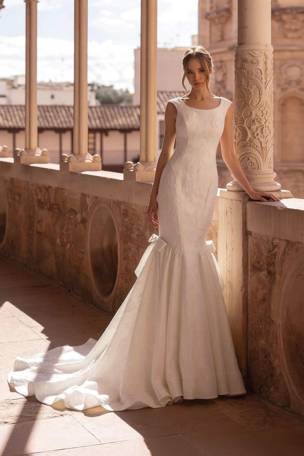 8433 Modest Wedding Dress