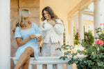 Saylor Modest Dress in Soft Blue