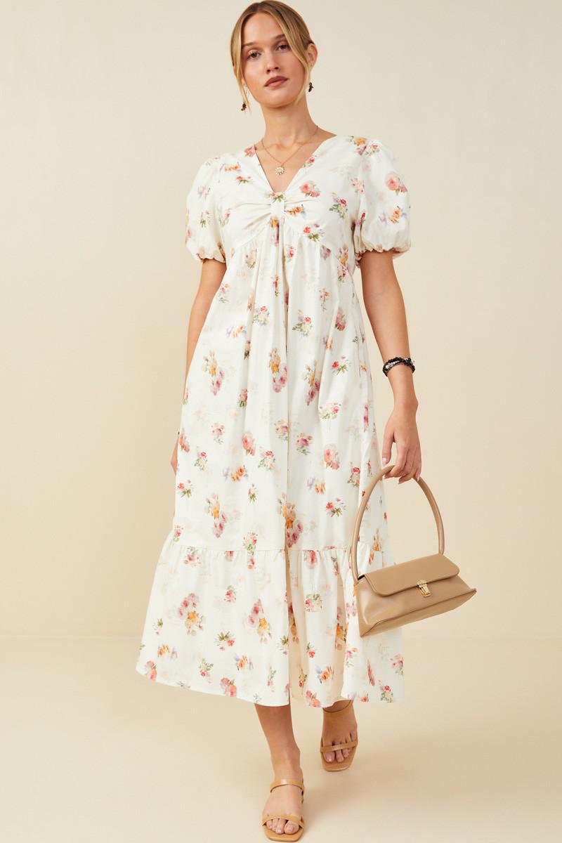 Maysilee Modest Midi in Cream