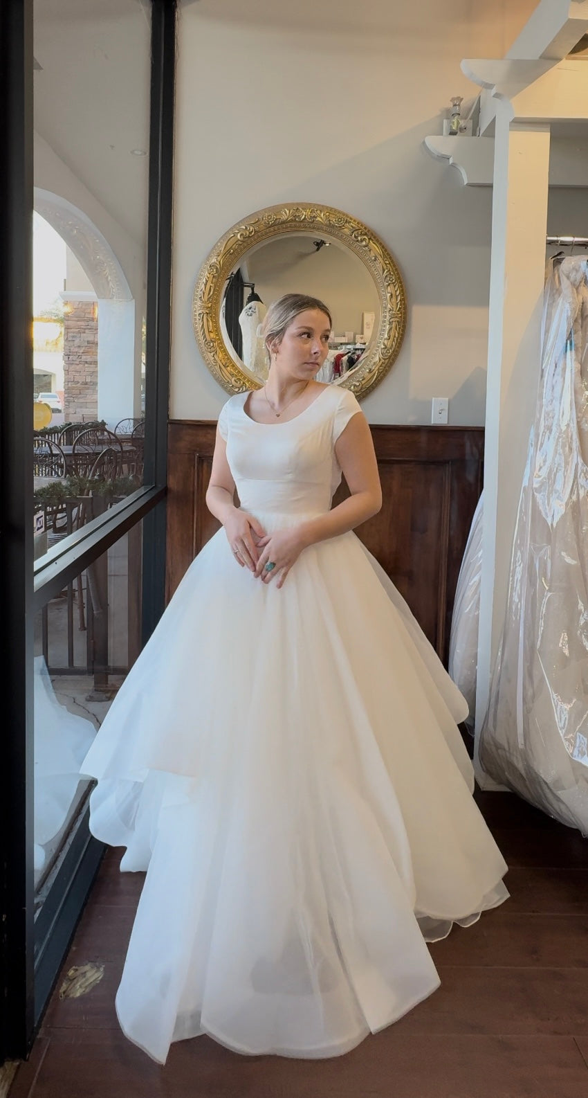 T2488Z Modest Wedding Dress