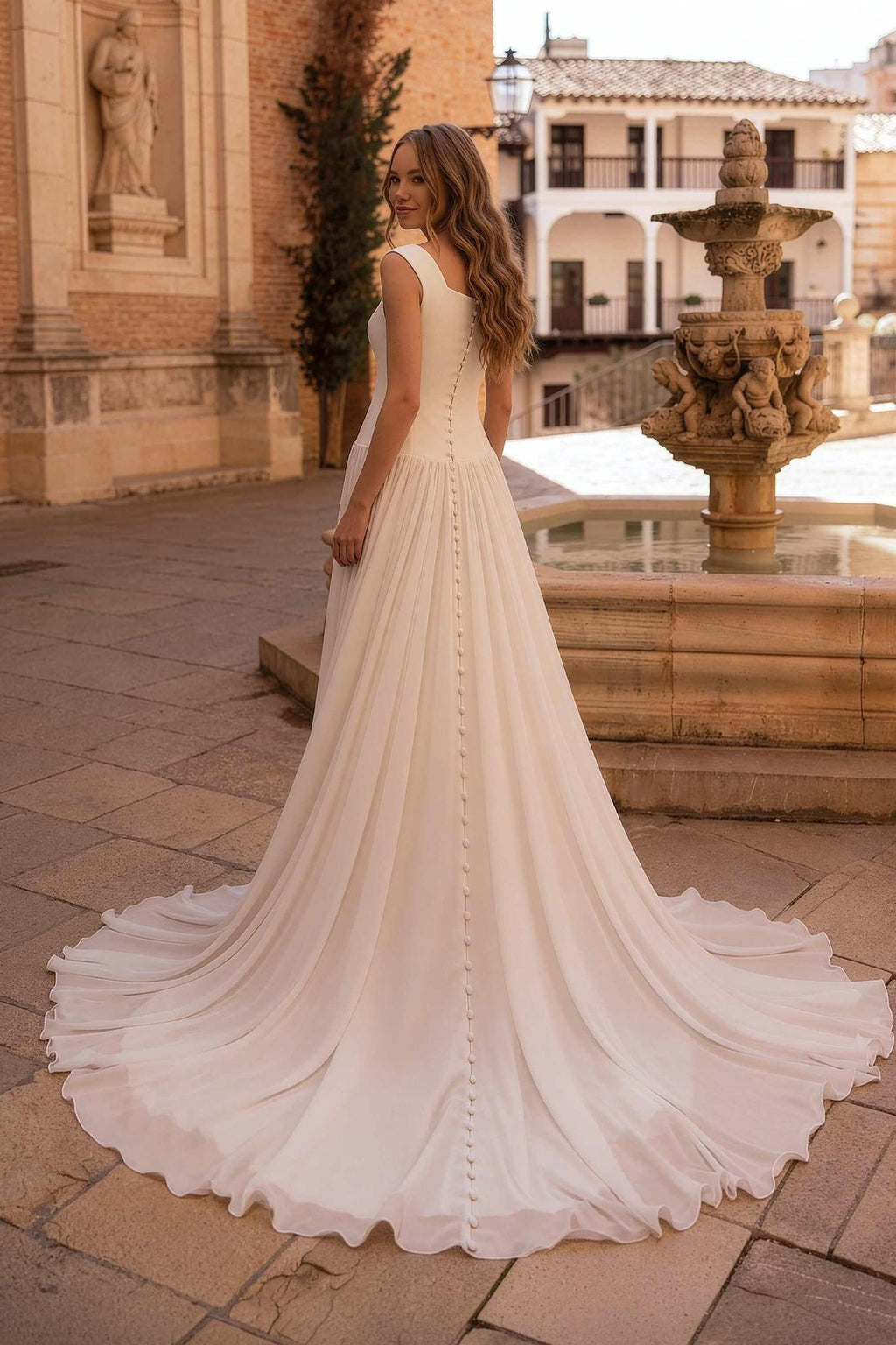 8442 Modest Wedding Dress