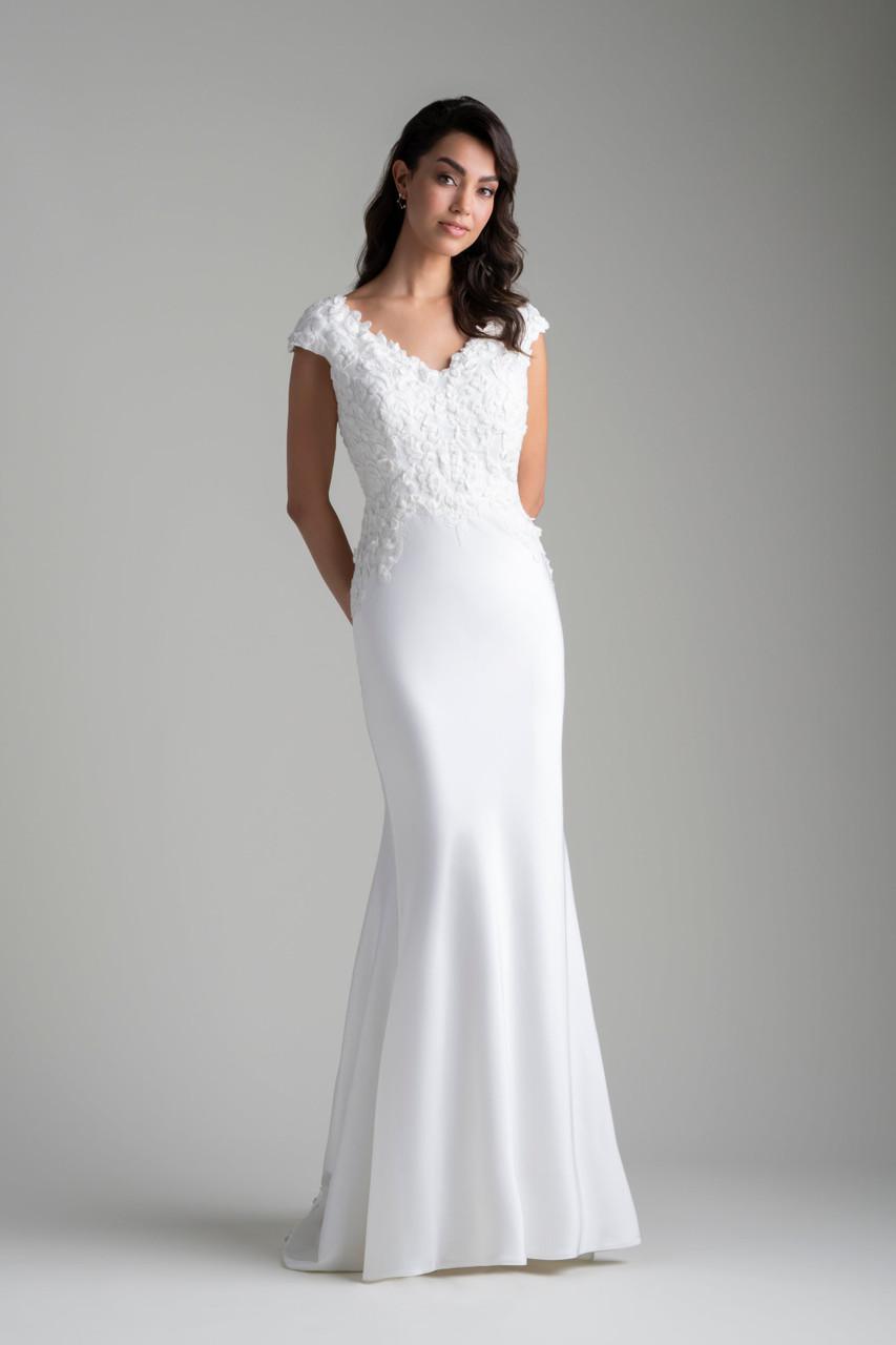 M760 Modest Wedding Dress