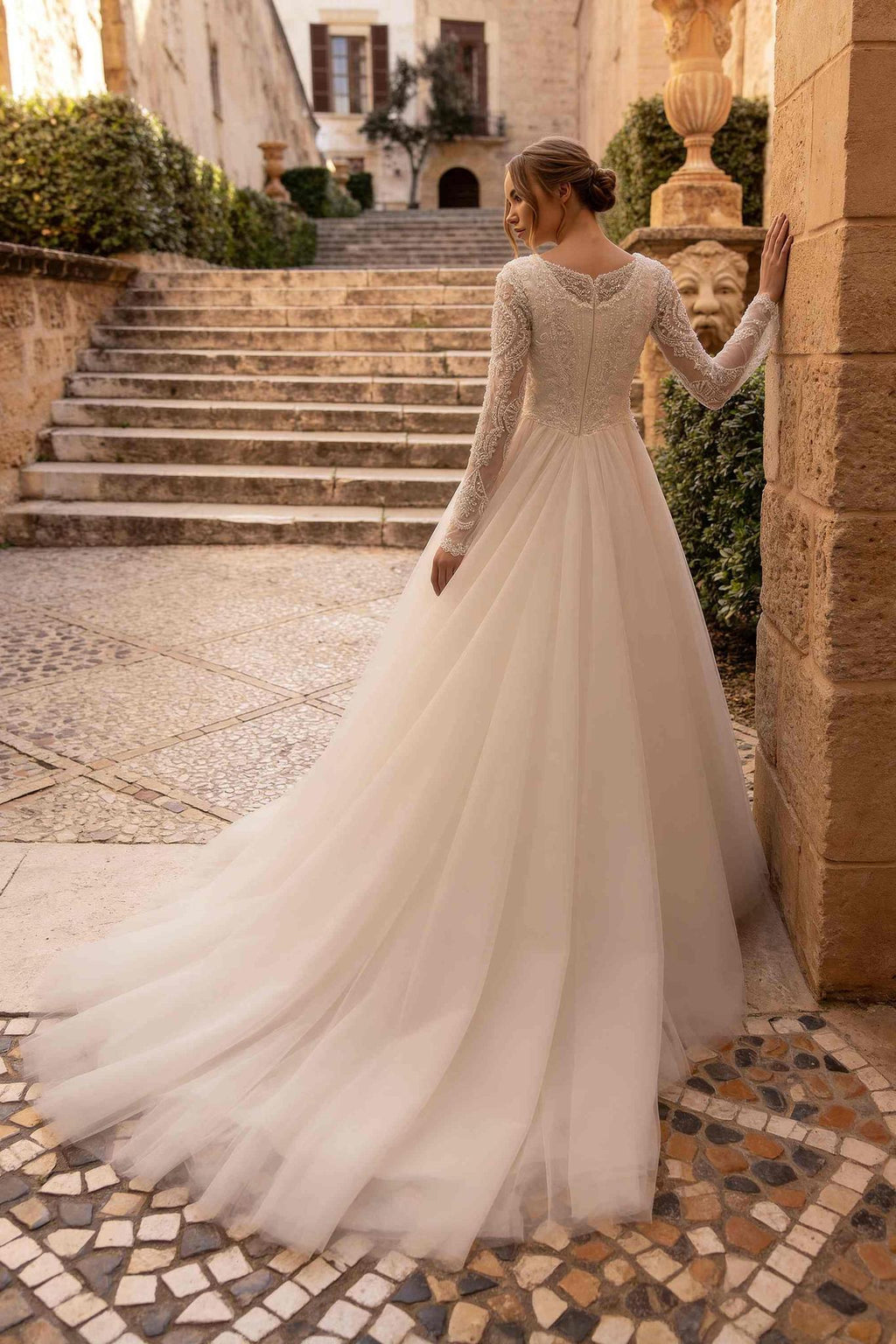 8438 Modest Wedding Dress
