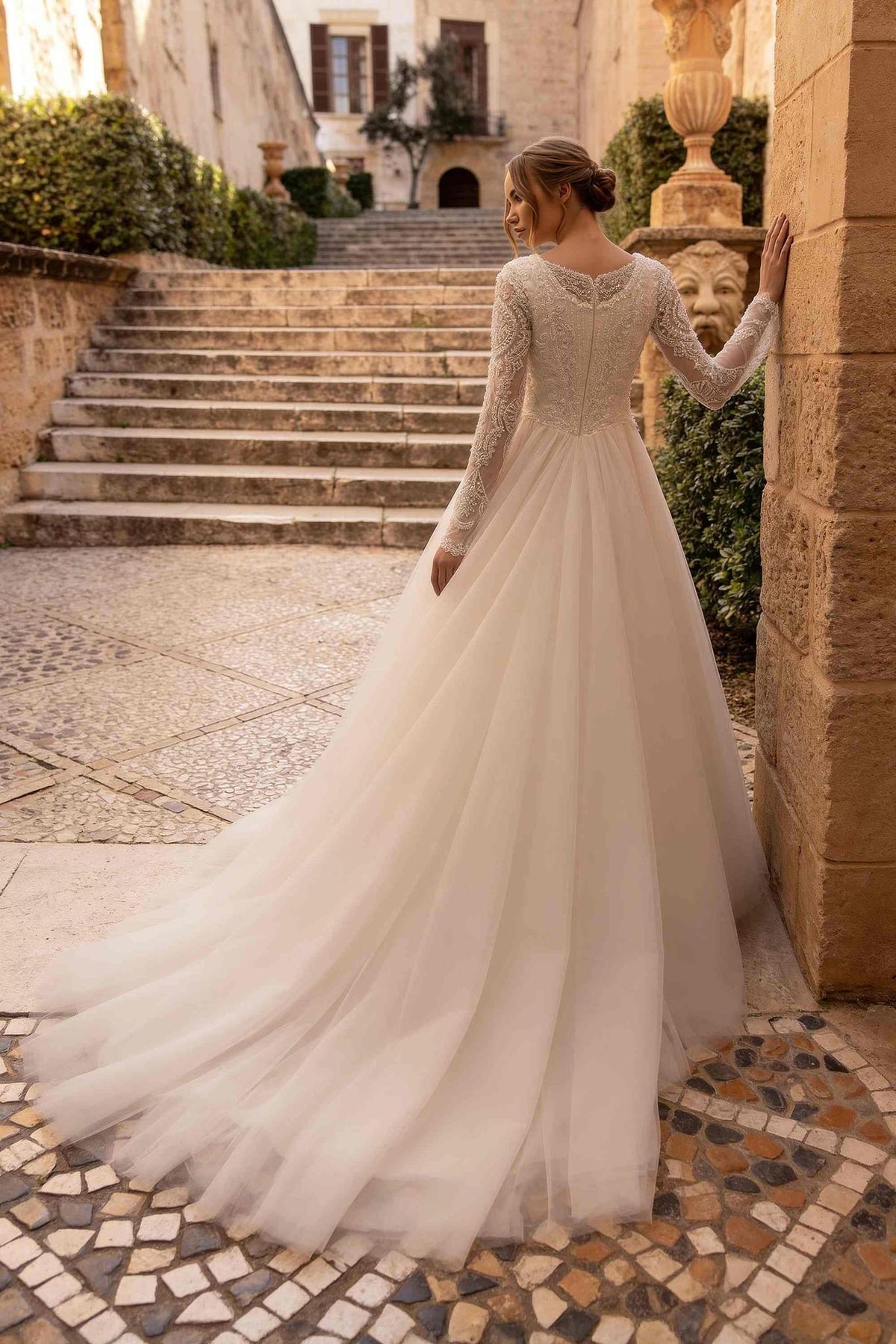 8438 Modest Wedding Dress