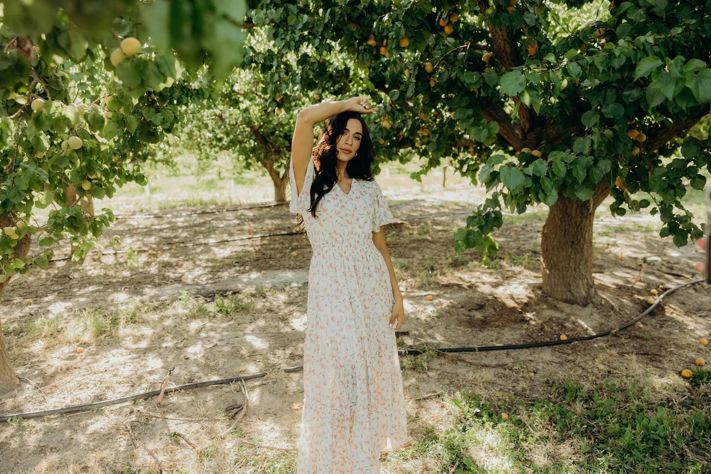 Eden Modest Maxi in Strawberry Thicket
