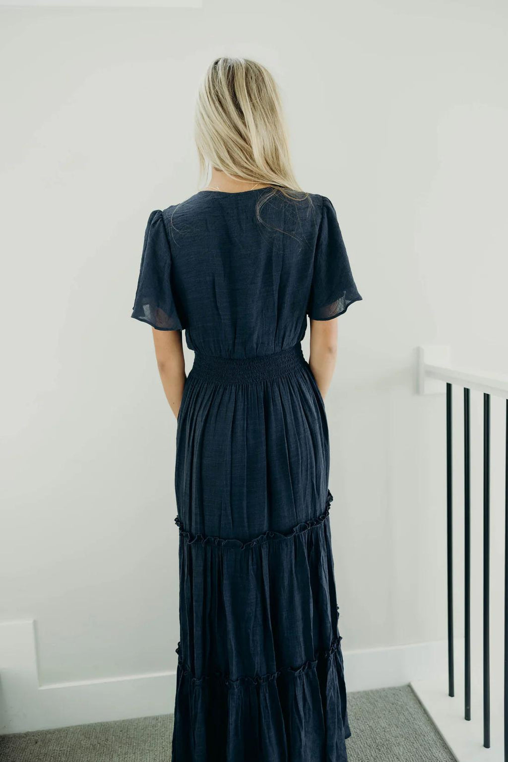 Taylor Modest Maxi in Vintage Blue