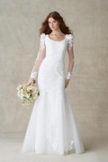 M805 Modest Wedding Dress
