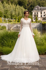 Elizabeth 8215 Modest Wedding Dress