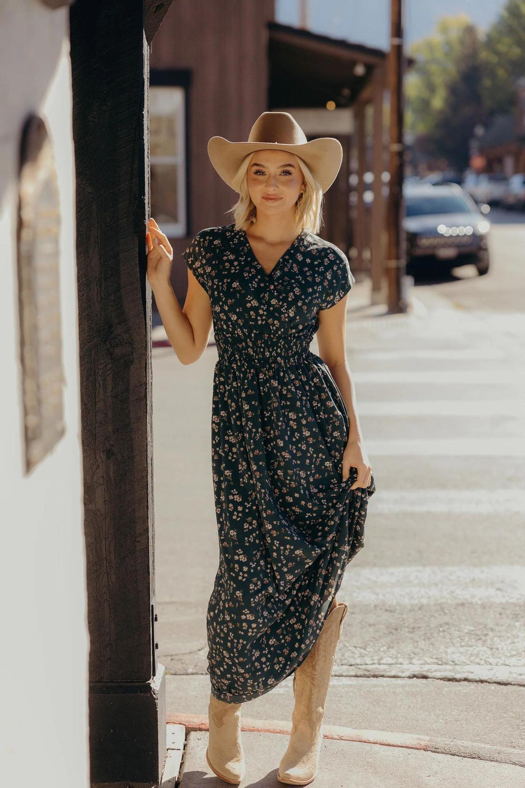 Story Modest Maxi in Juniper