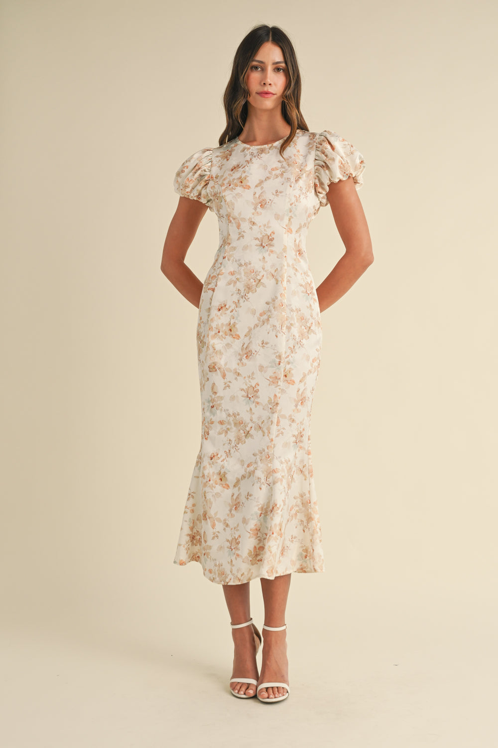 Gloria Modest Midi in Yellow