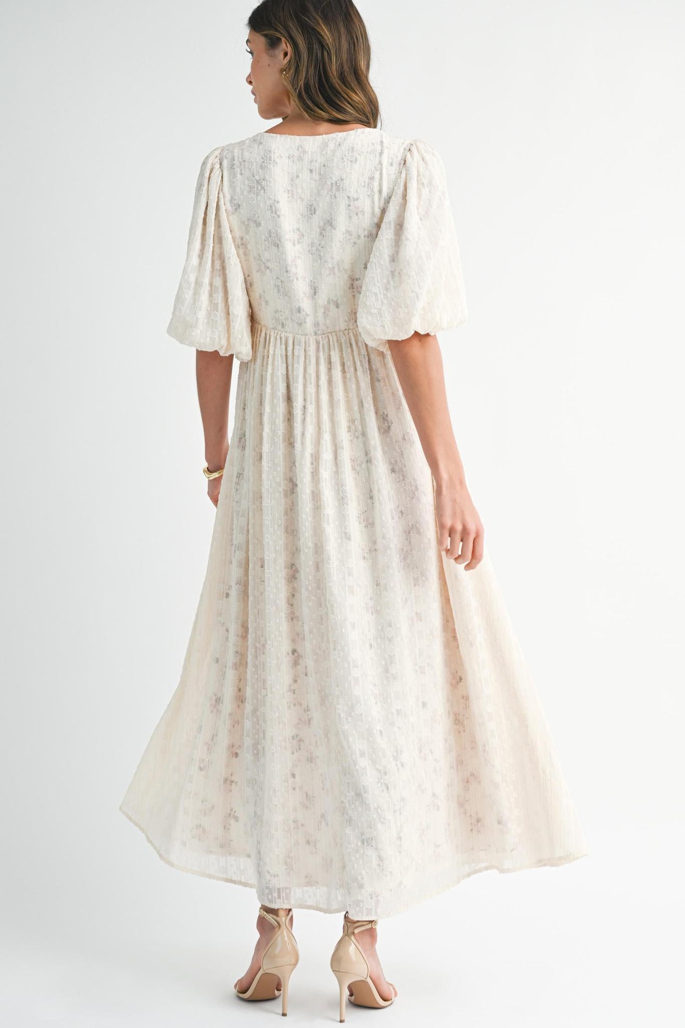 Cynthia Modest Midi in Cream