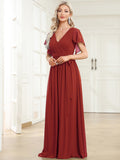Stacey Modest Maxi in Vermilion