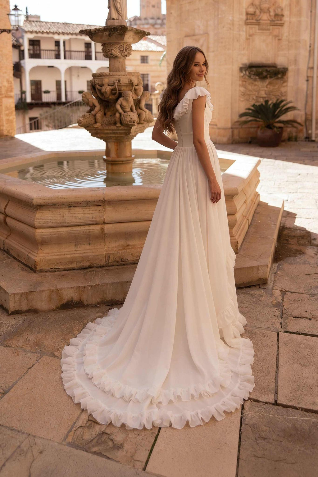 8429 Modest Wedding Dress