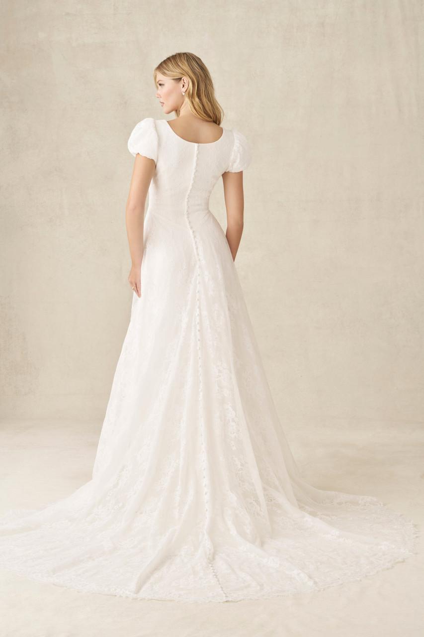 M789 Modest Wedding Dress