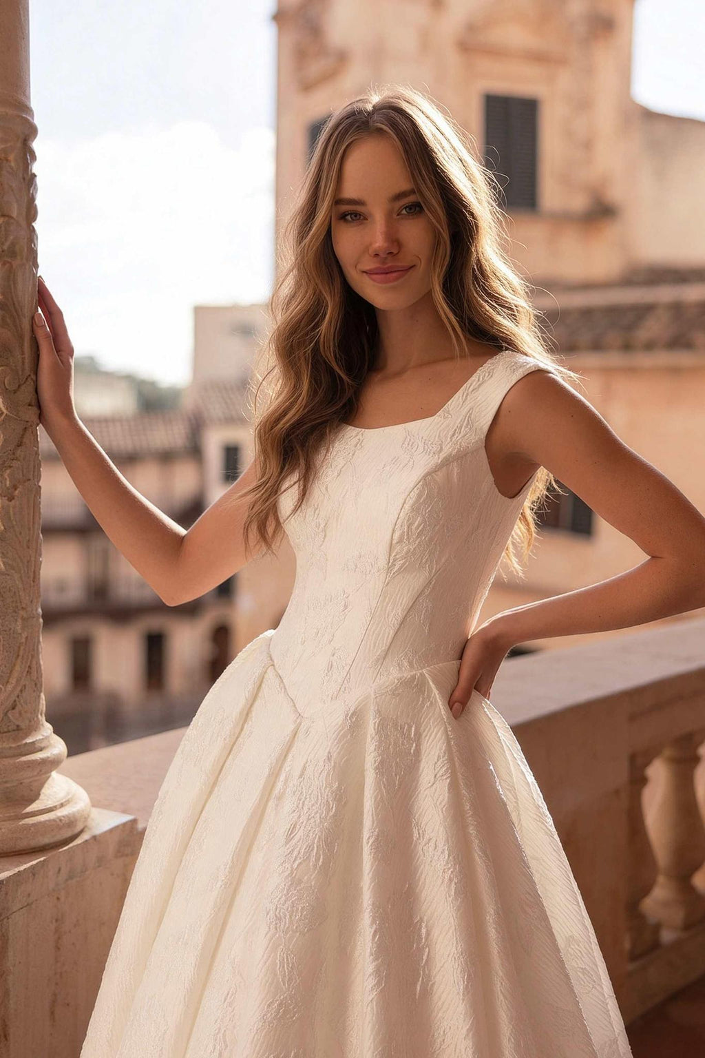 8441 Modest Wedding Dress