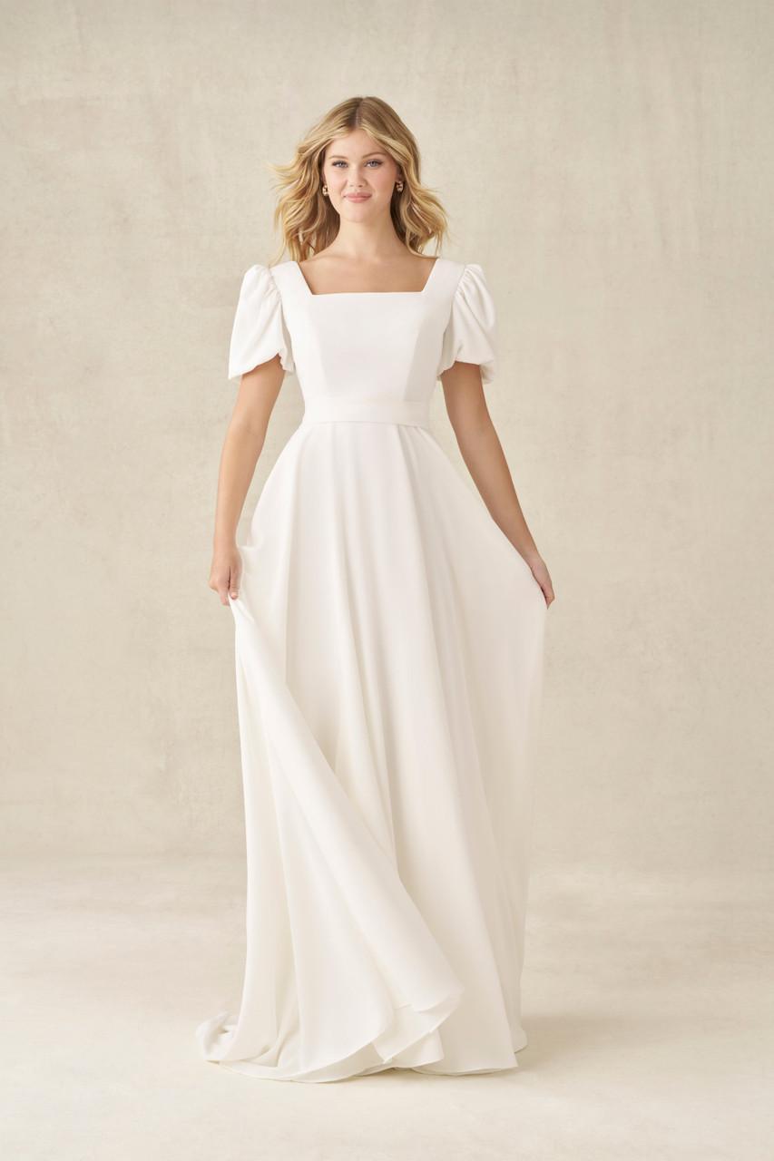 M781 Modest Wedding Dress