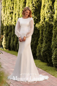 8307 Modest Wedding Dress
