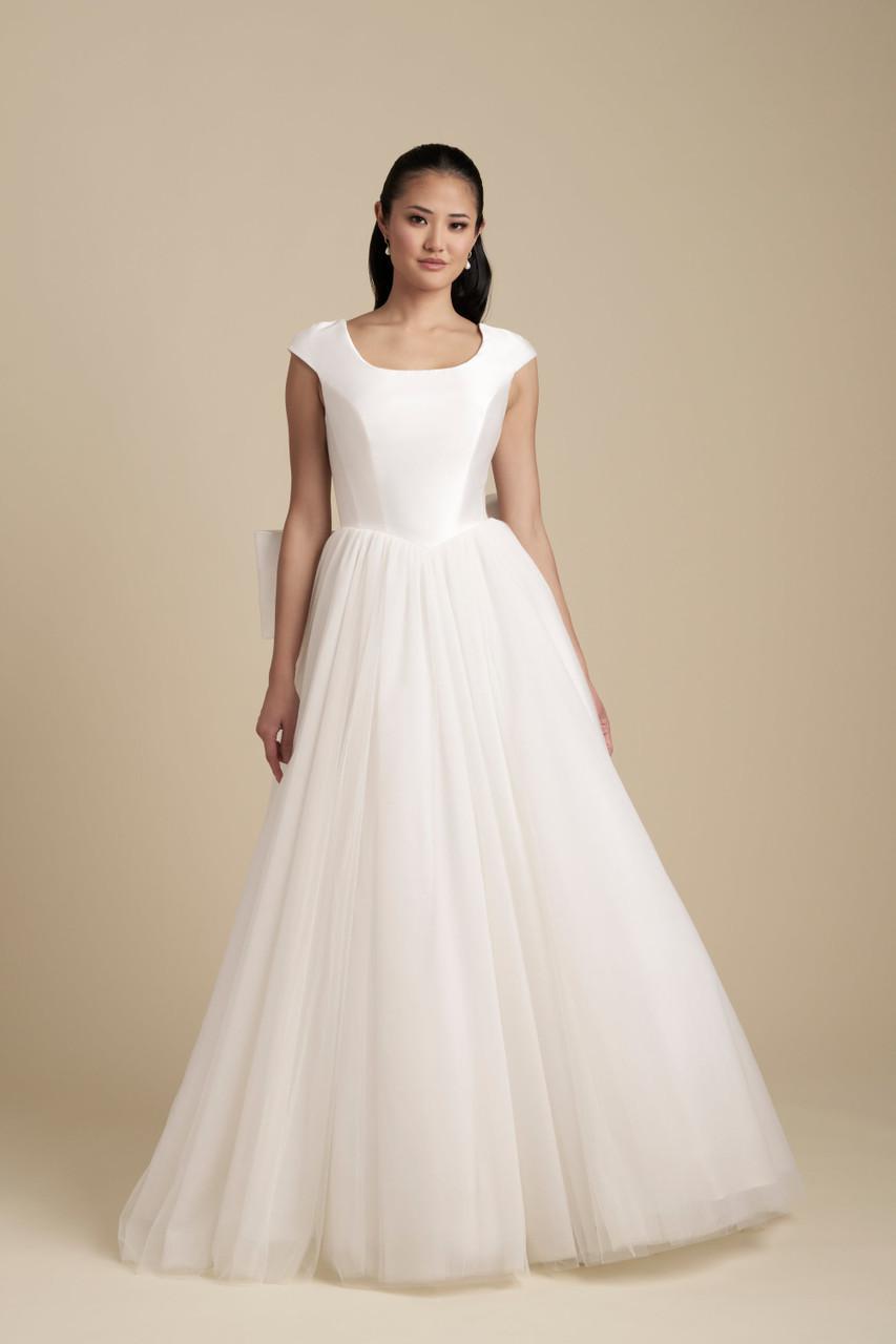 M770 Modest Wedding Dress
