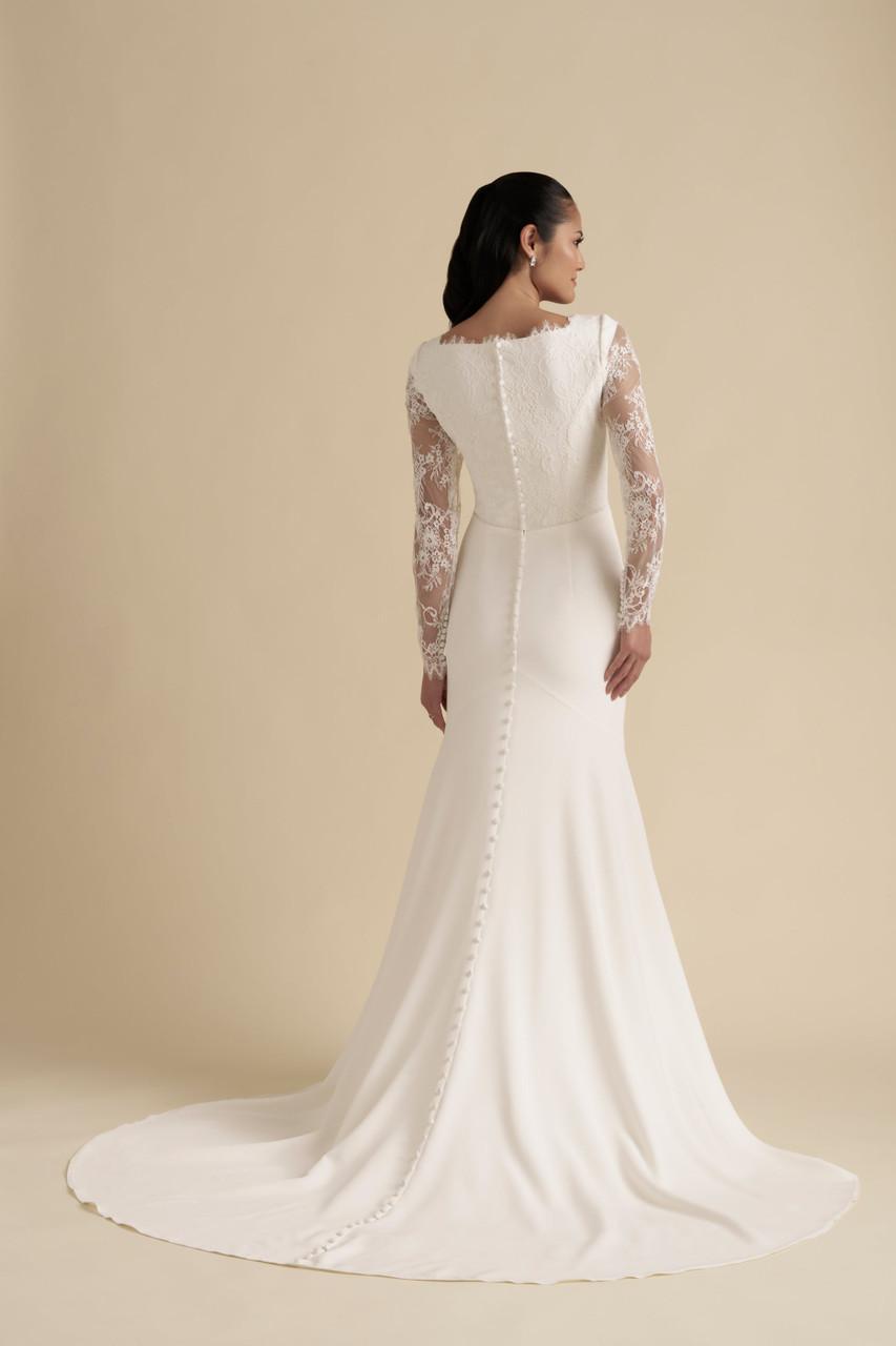 M778 Modest Wedding Dress