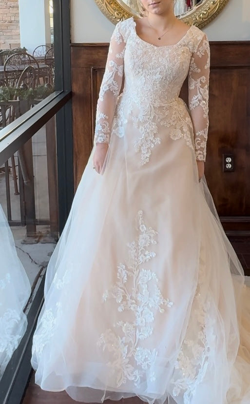 T2487Z Modest Wedding Dress