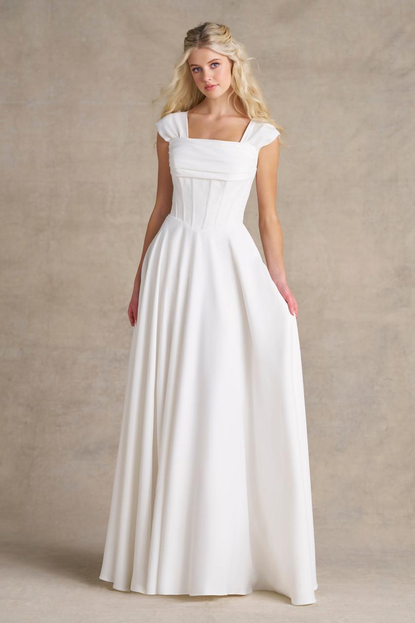 M807 Modest Wedding Dress