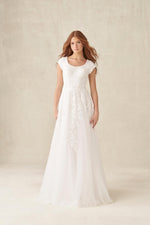 M782 Modest Wedding Dress