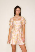 Kegan Mini in Ivory/Yellow/Pink