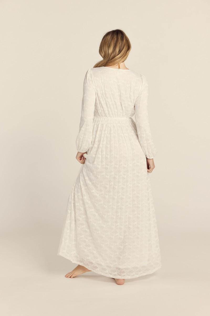 Faith Temple Dress in White
