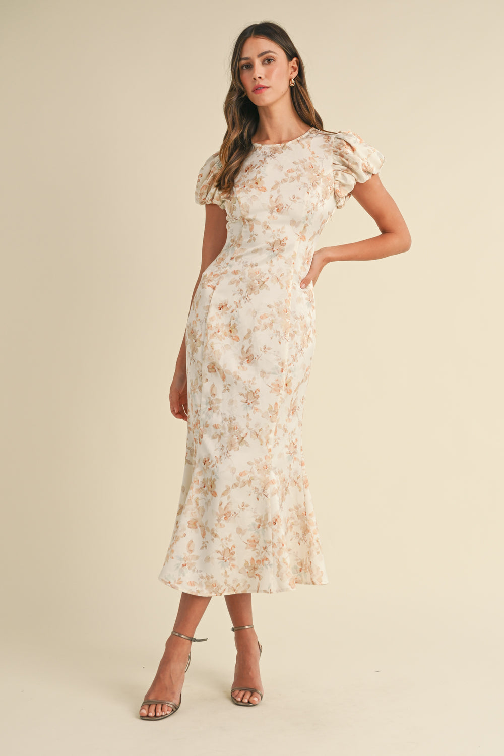 Gloria Modest Midi in Yellow