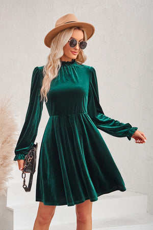 Lucille Mini Dress in Green