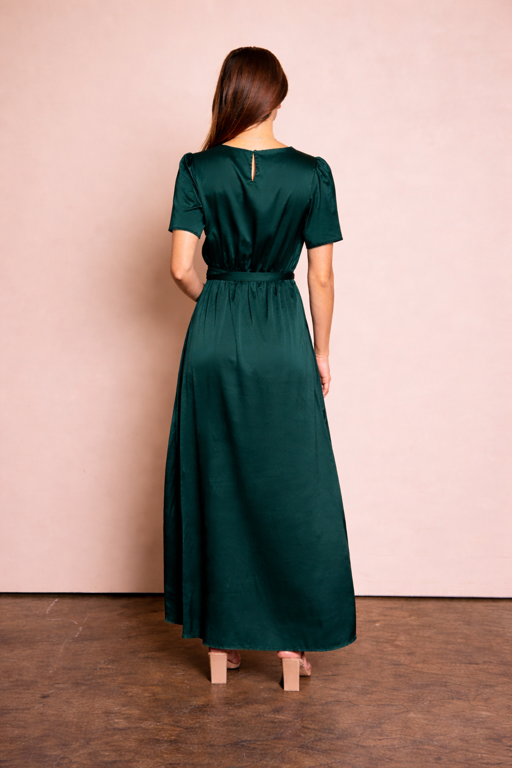 Bailey Modest Maxi in Hunter Green