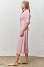 Nettie Modest Midi in Light Pink