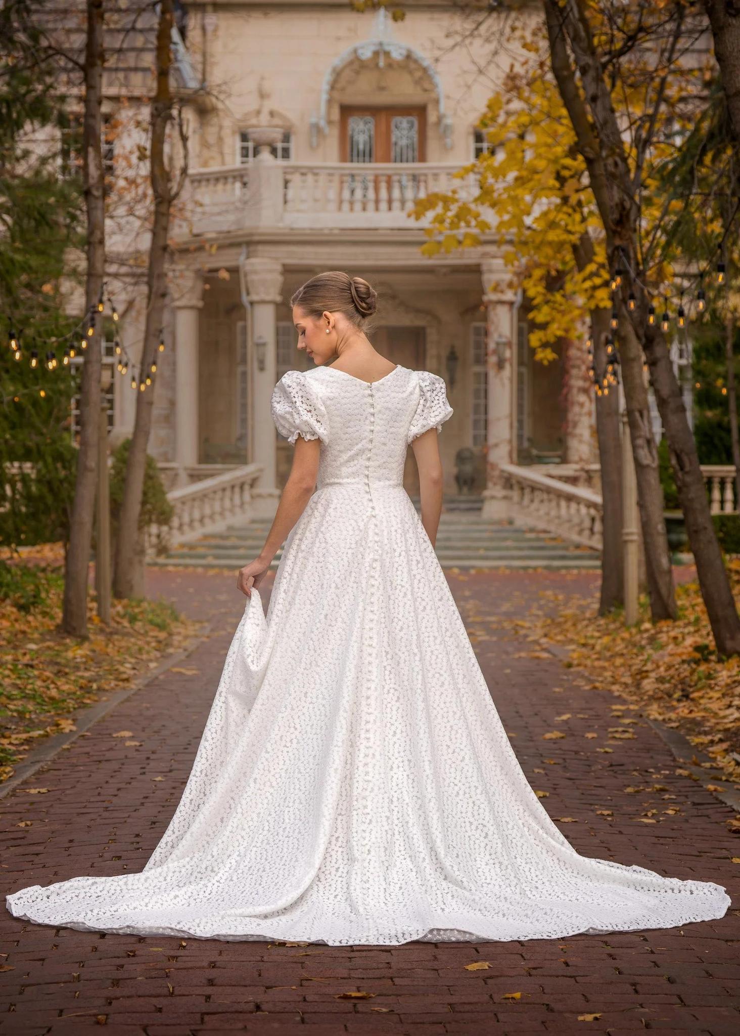 Lucy Modest Wedding Dress