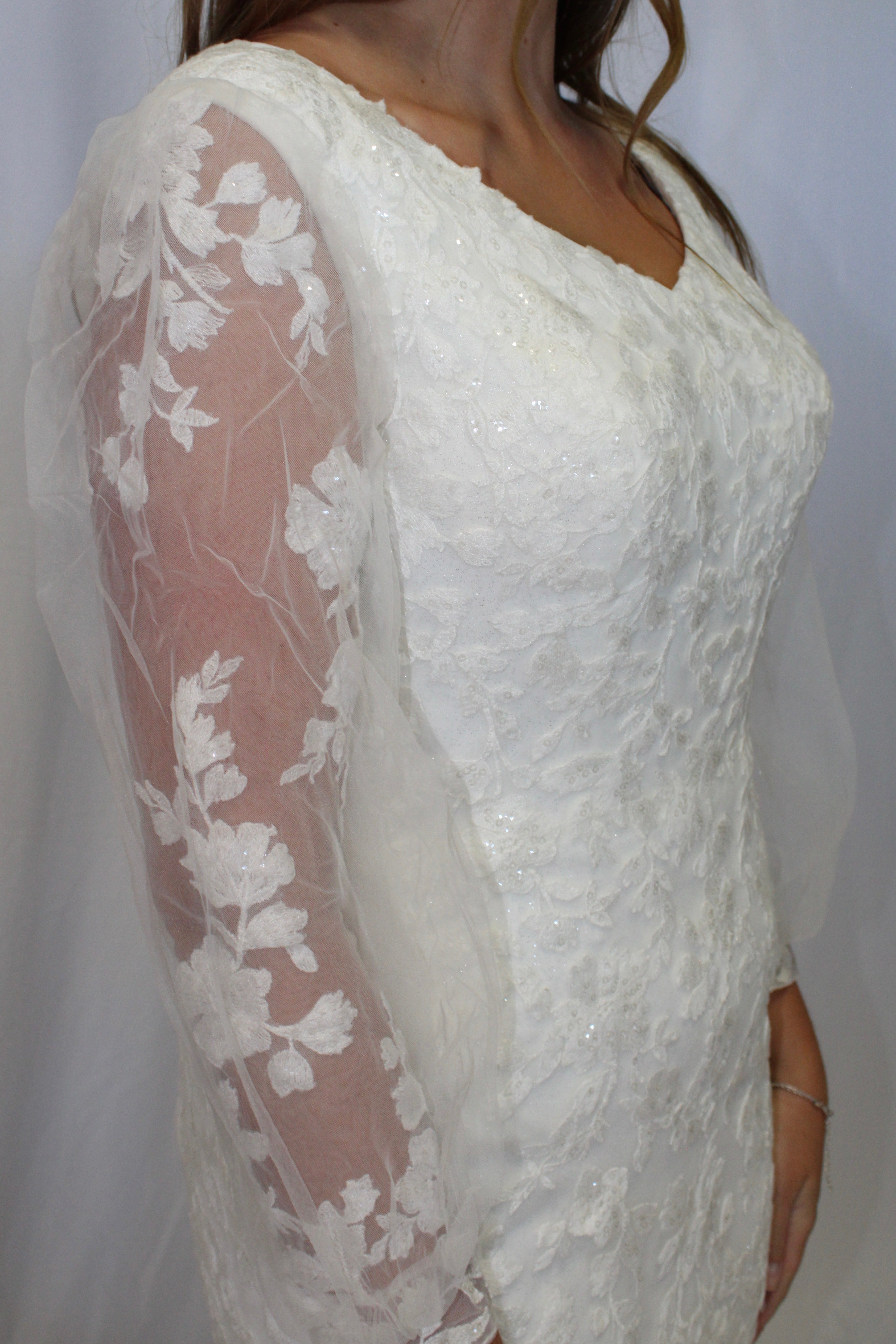 T2491Z Modest Wedding Dress